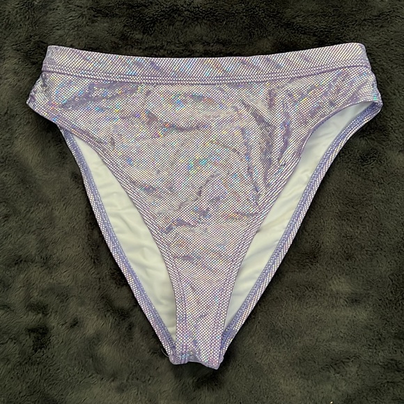 Iheartraves Purple Metallic Bottoms - Picture 2 of 5